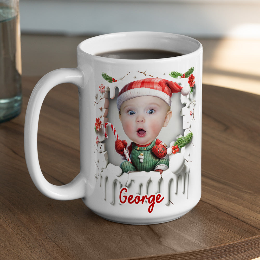 Cute Baby Christmas - Personalized Custom Coffee Mug
