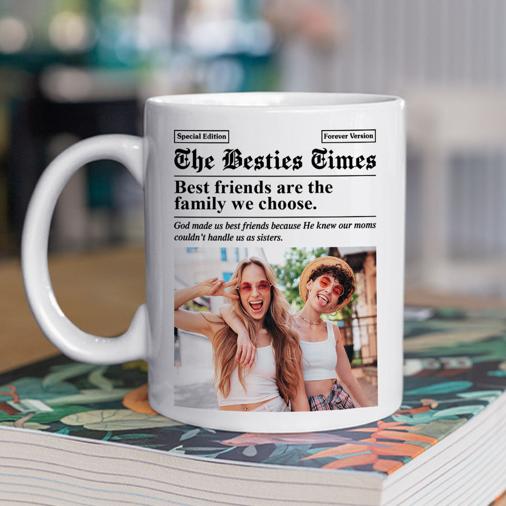 The Besties Times - Personalized Custom Coffee Mug