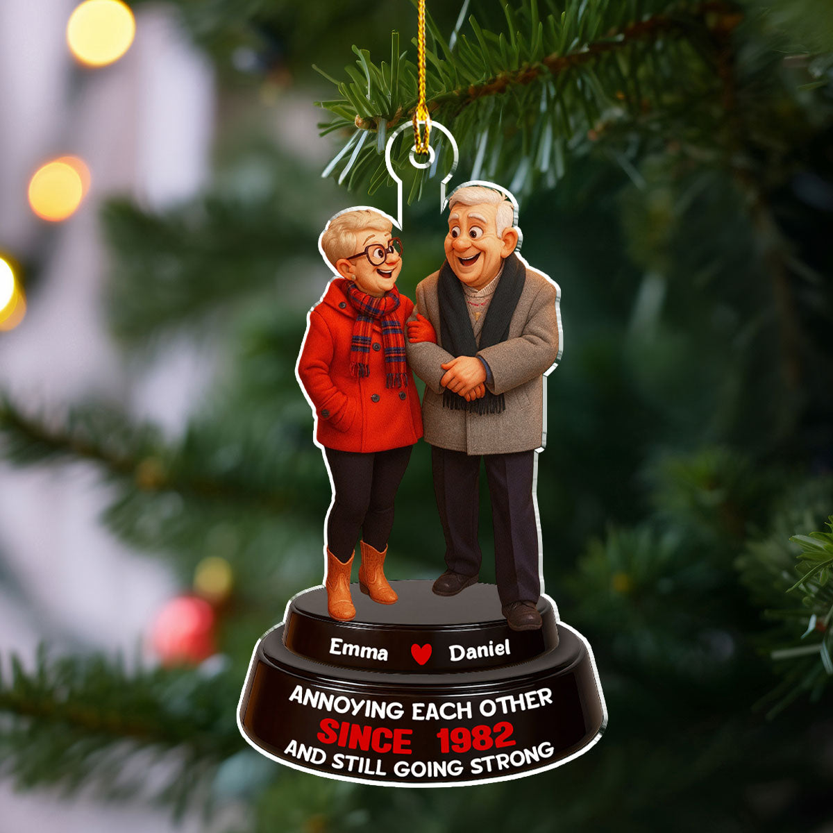 Forever Us - Personalized Custom Acrylic Ornament