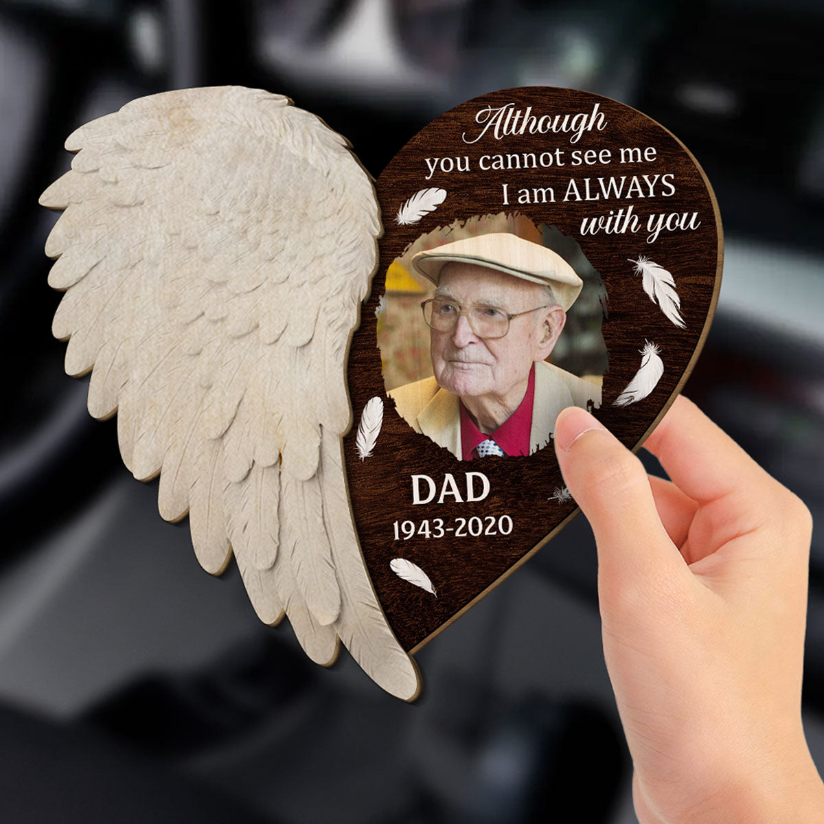 Right Here For You - Personalized Custom Car Visor Clip