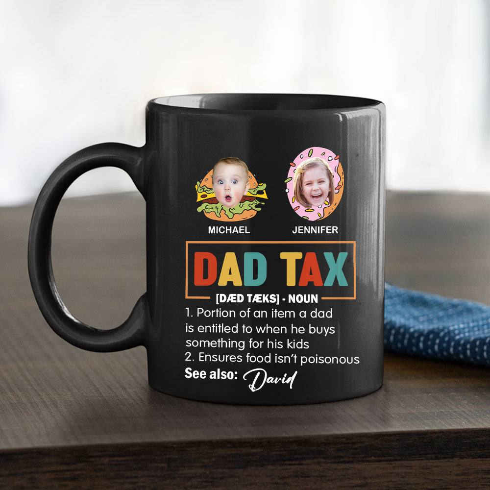 Dad Taste Test Definition - Personalized Custom Coffee Mug