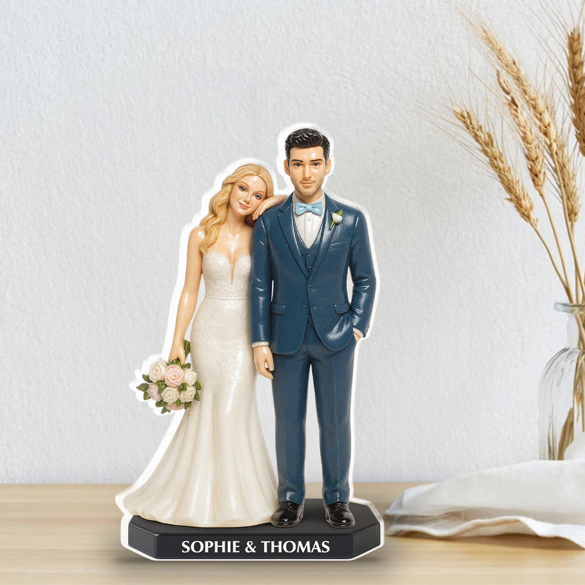 Everlasting Love Figurines - Personalized Custom Acrylic Plaque