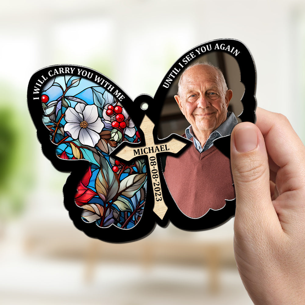 I Am Always With You - Personalized Custom Suncatcher