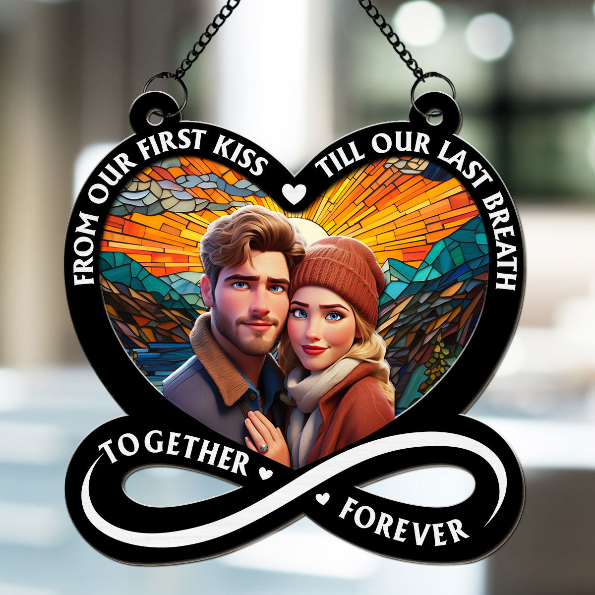 I Am Keeping You - Personalized Custom Suncatcher