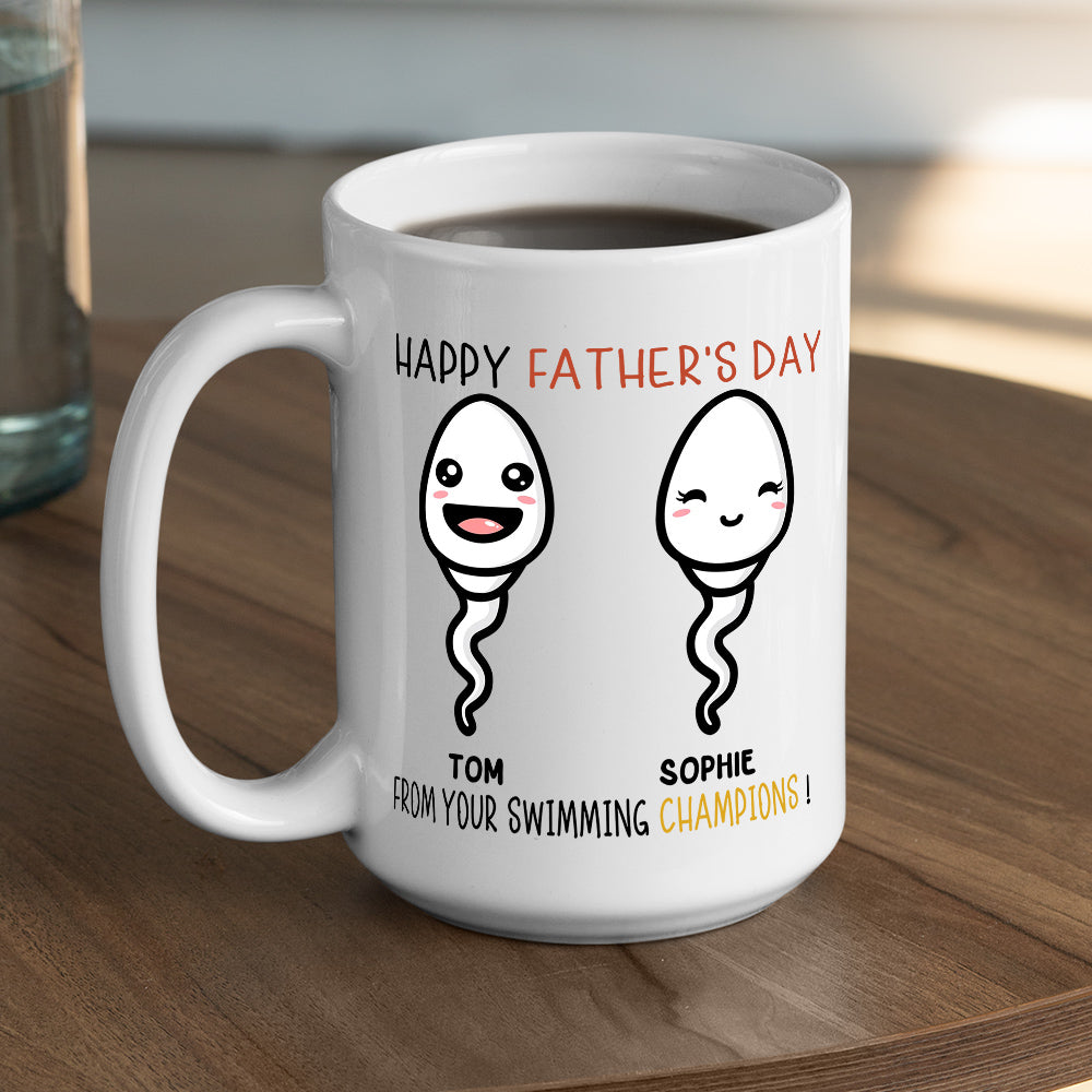 From Your Swimming Champions - Personalized Custom Mug