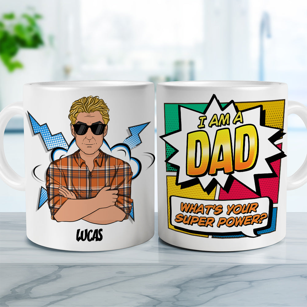 Super Dad - Personalized Custom Coffee Mug