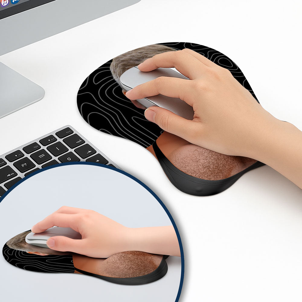 Custom Face Couple Prank - Personalized Custom 3D Mouse Pad
