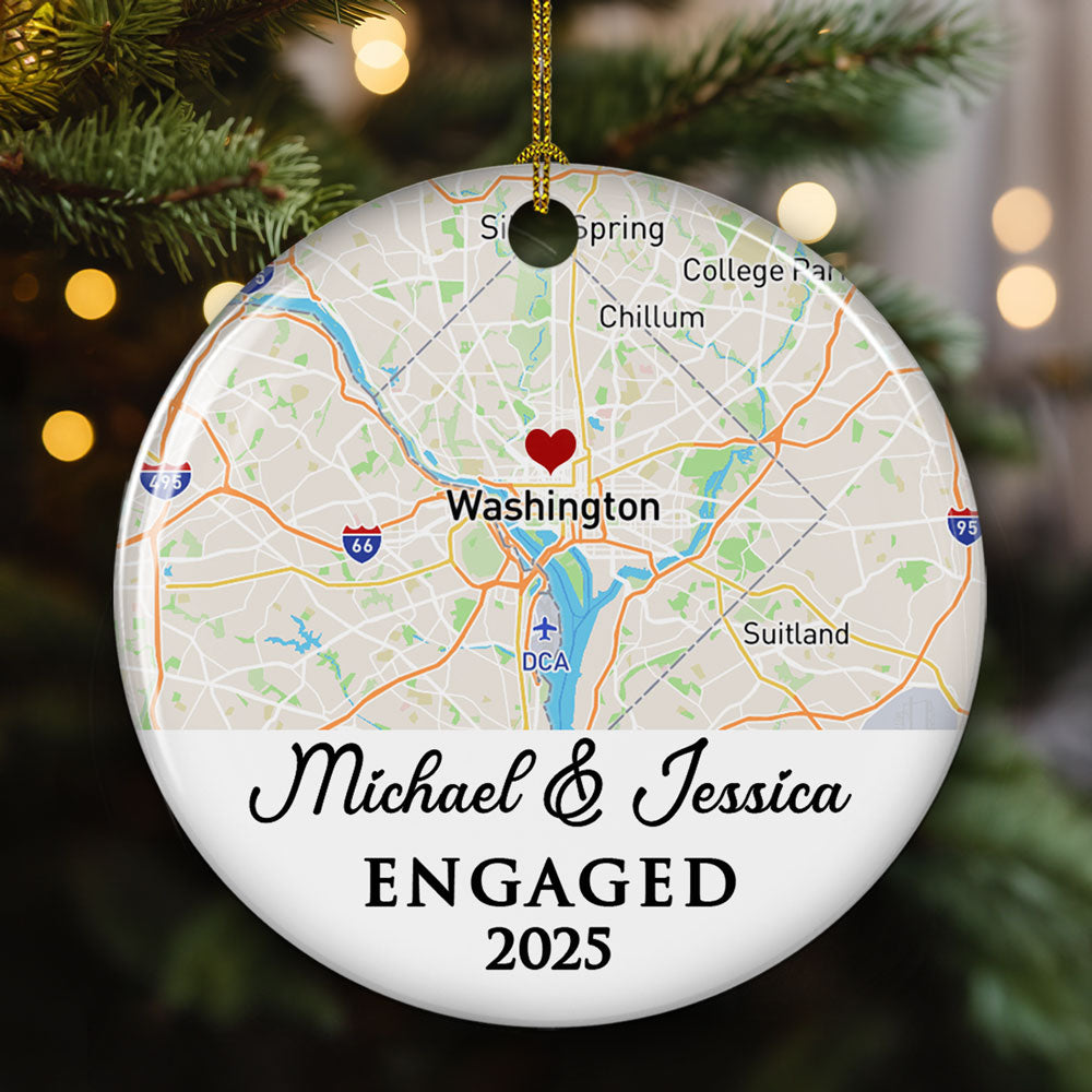 First Year - Personalized Custom Ceramic Ornament