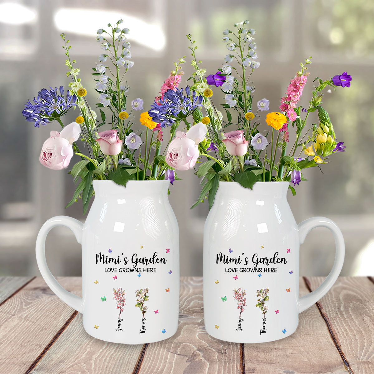 Where Love Grows - Personalized Custom Home Decor Flower Vase