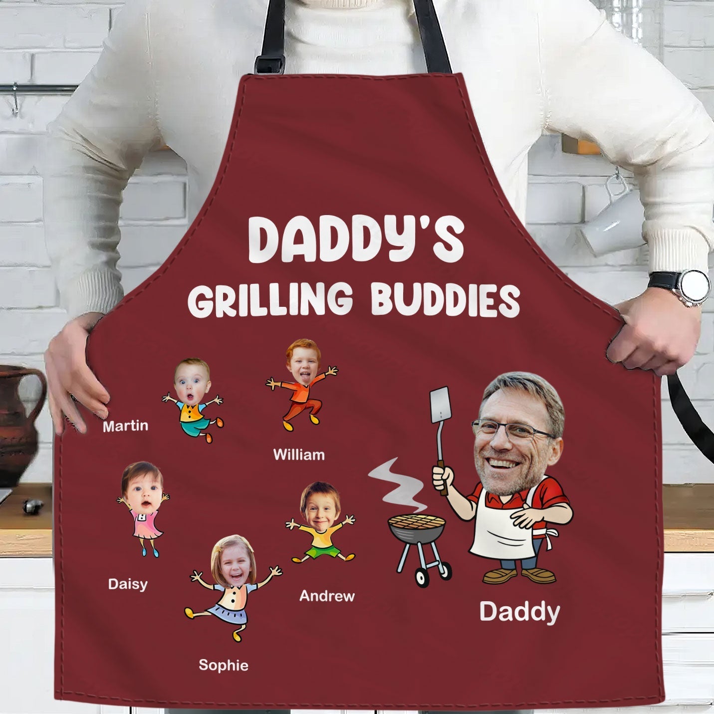 Grilling Together - Personalized Custom Apron
