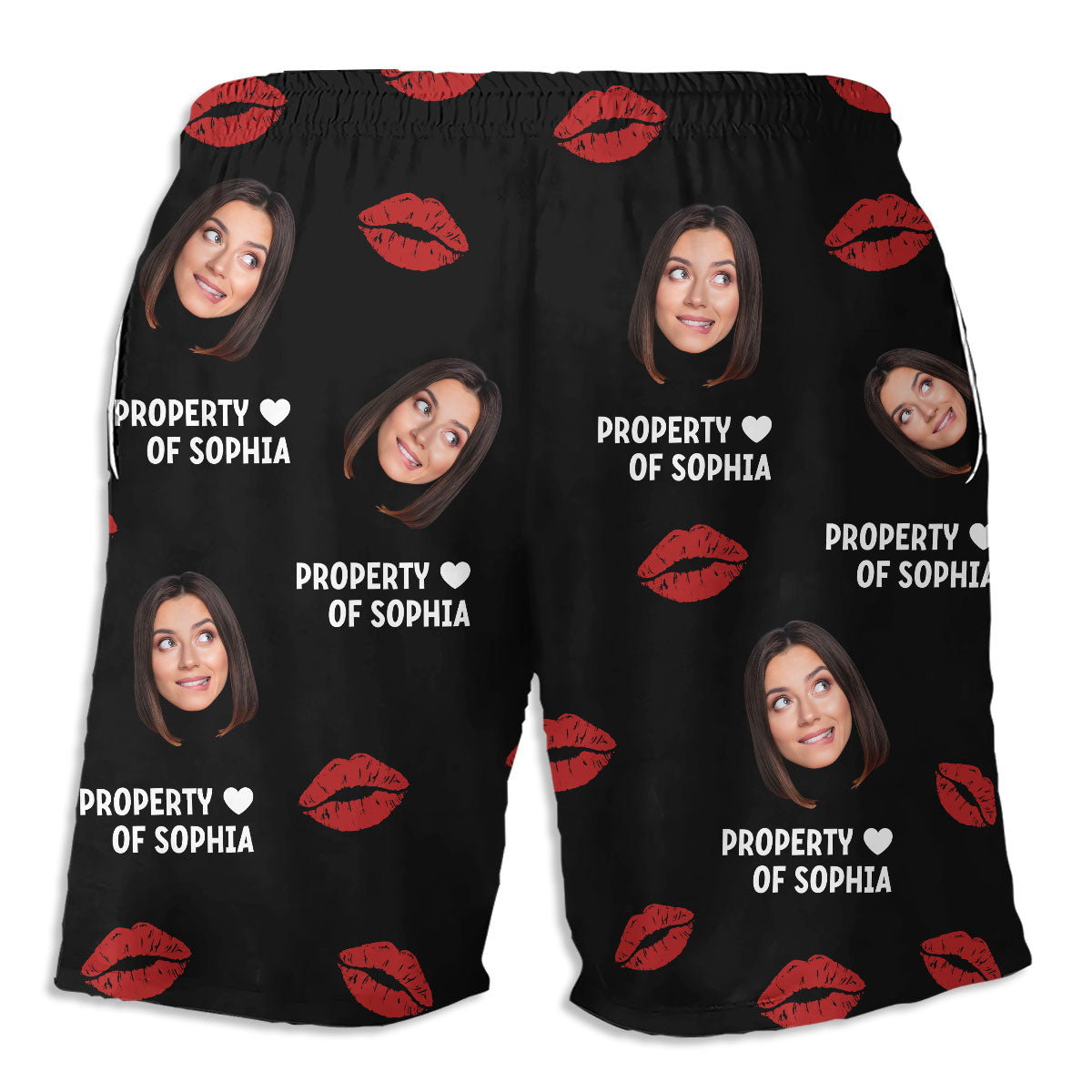 Property Of - Personalized Custom Beach Shorts