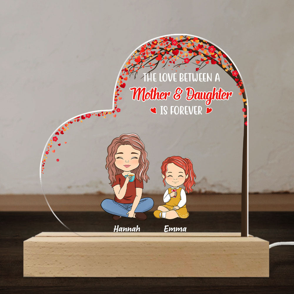 The Love Between Us Is Forever - Personalized Custom LED Light