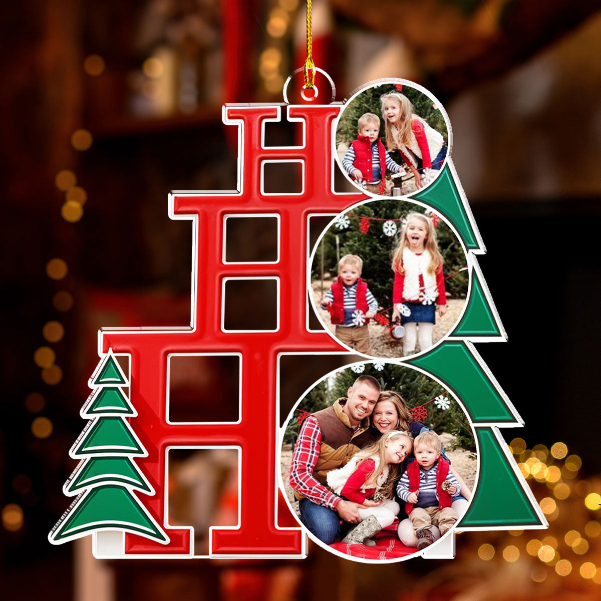 Family Joy - Personalized Custom Acrylic Ornament