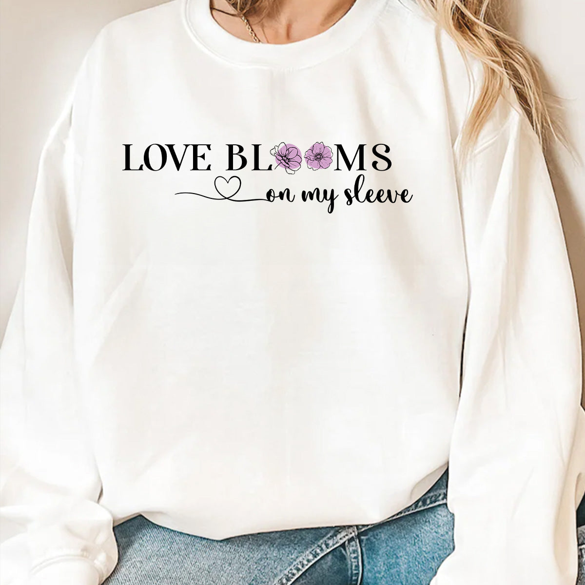 Love Blooms - Personalized Custom Long Sleeve T-shirt