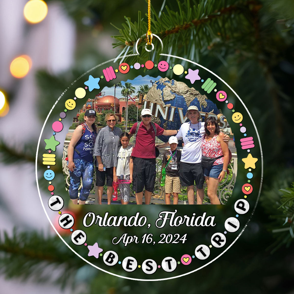 The Best Trip - Personalized Custom Acrylic Ornament