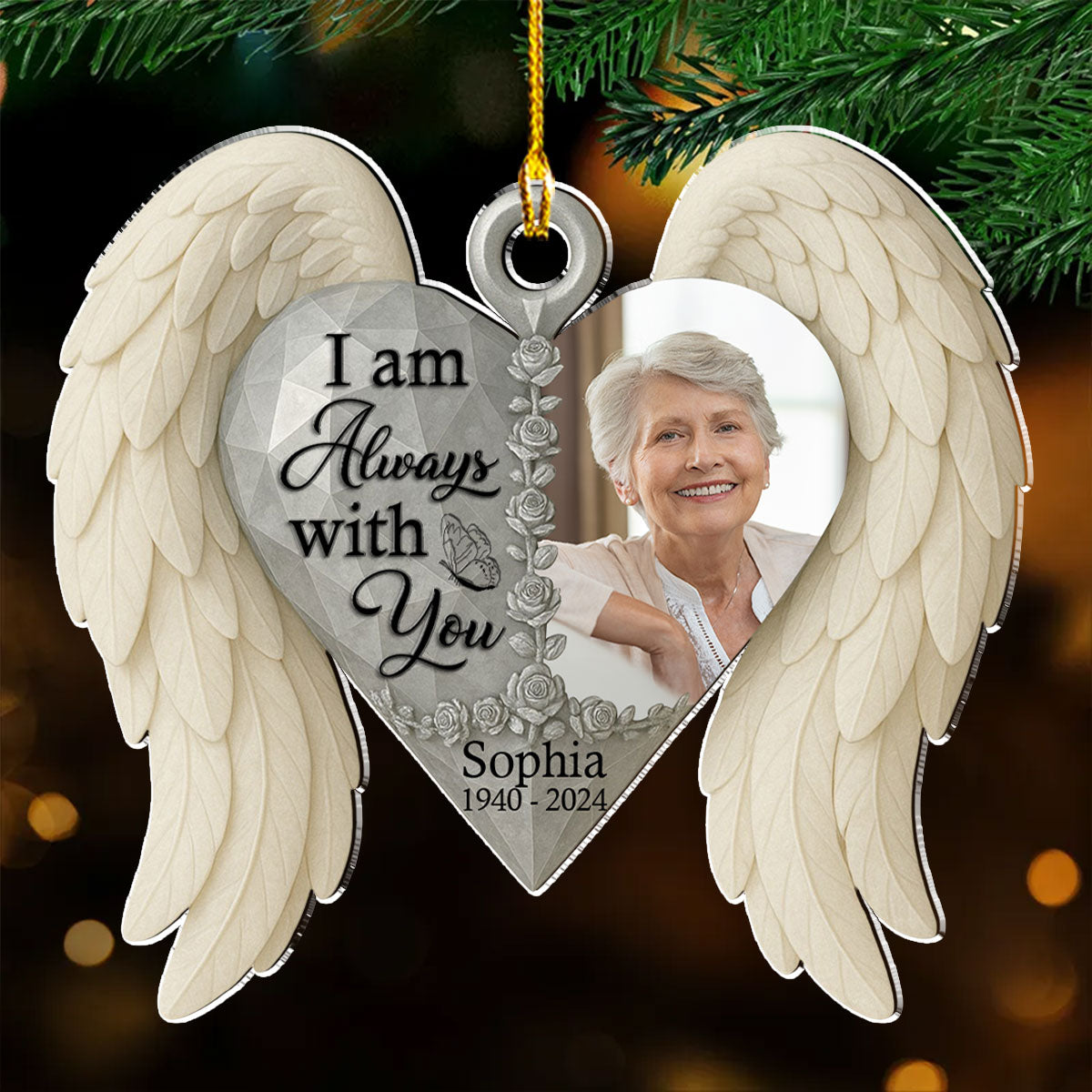 With You Forever - Personalized Custom Acrylic Ornament
