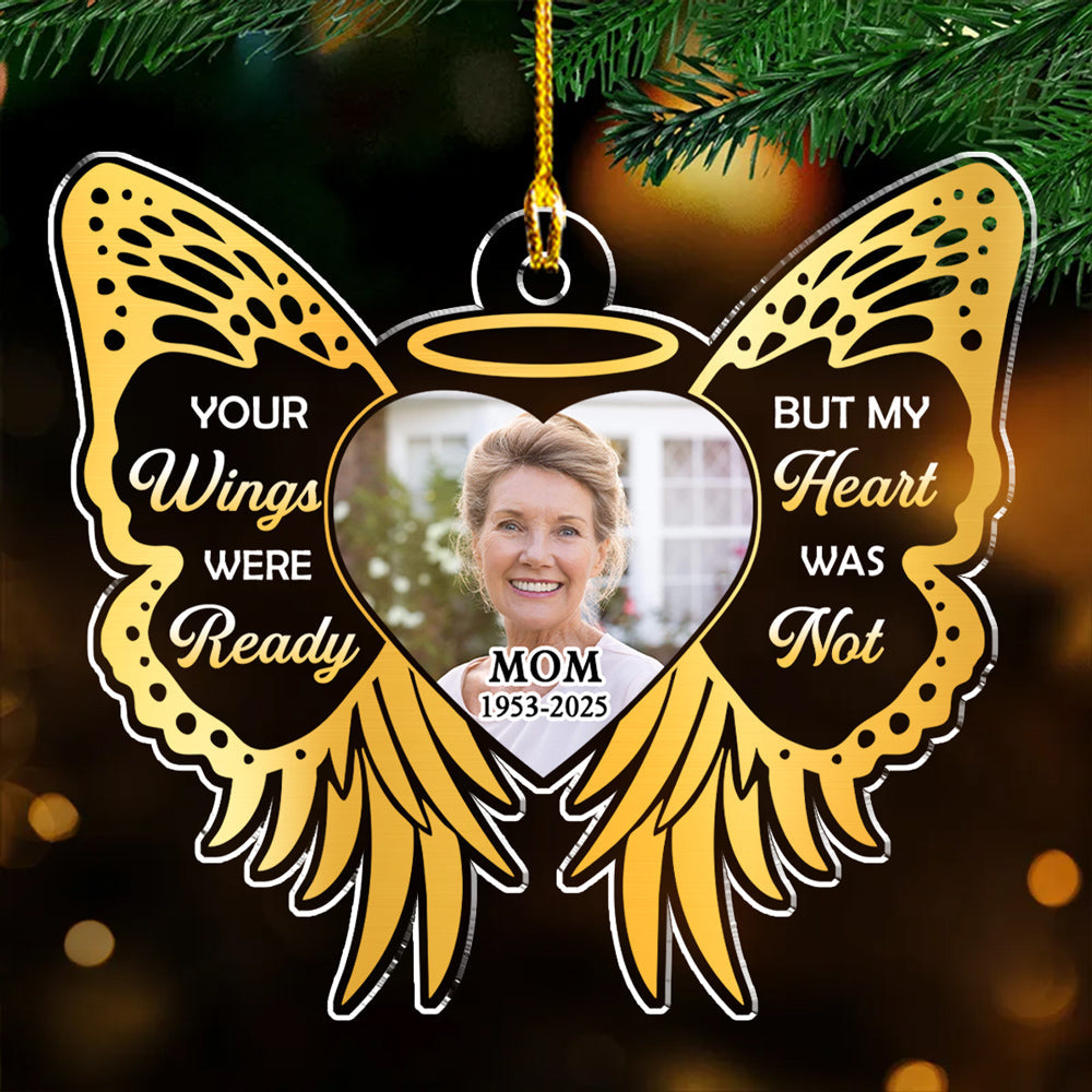 My Heart Was Not Ready - Personalized Custom Acrylic Ornament