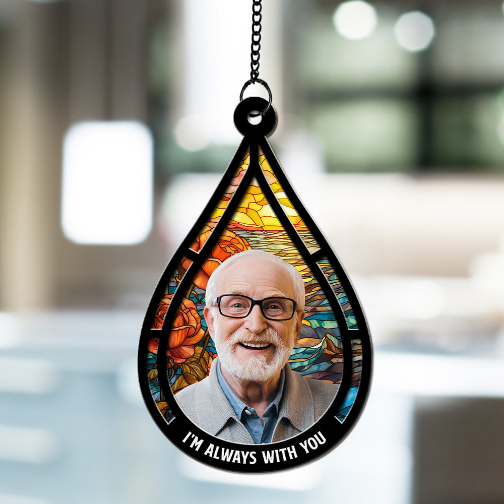 Memorial Teardrop Gift - Personalized Custom Suncatcher