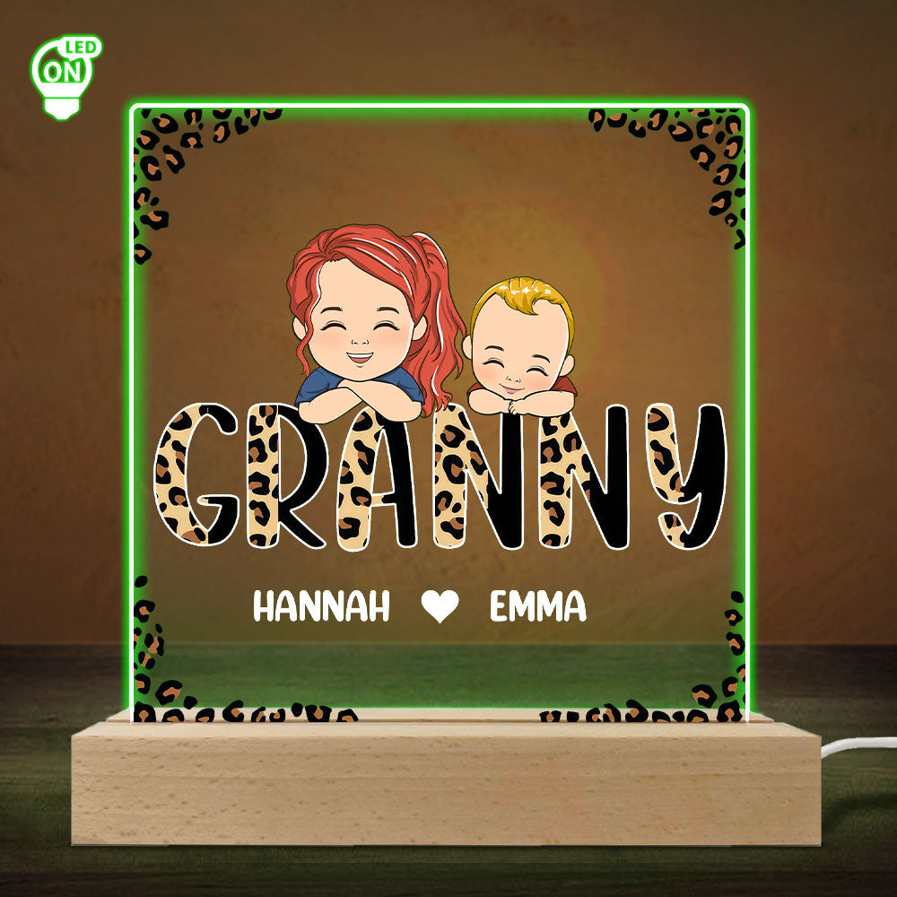 Leopard Nana Title - Personalized Custom LED Light