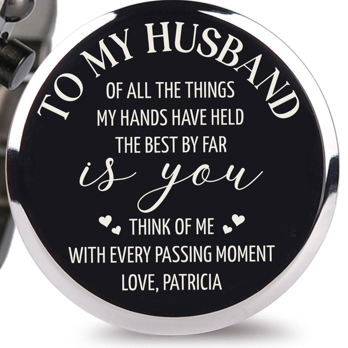 To My Husband - Personalized Engraved Wooden Watches GQ026