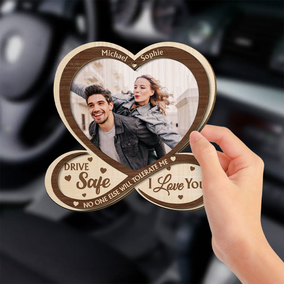 Drive Safe No One Else Will Tolerate Me - Personalized Custom Car Visor Clip