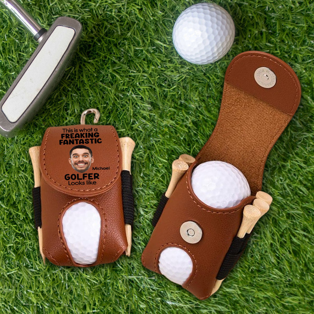 Freaking Fantastic Golfer - Personalized Custom Golf Ball Bag