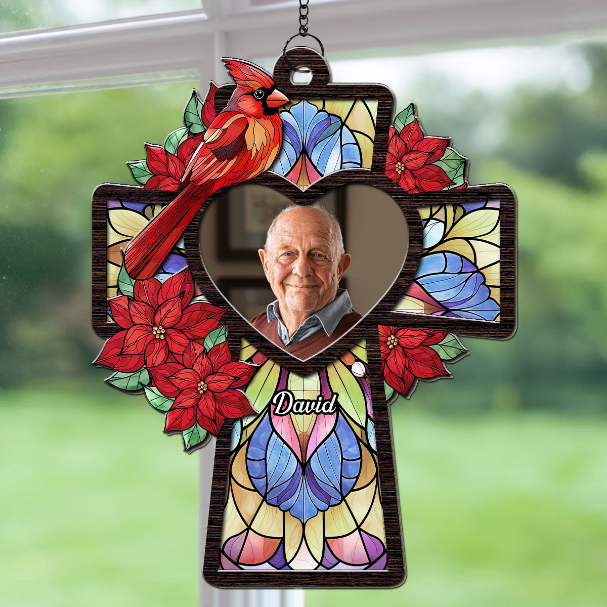 Always Beside You  - Personalized Custom Suncatcher