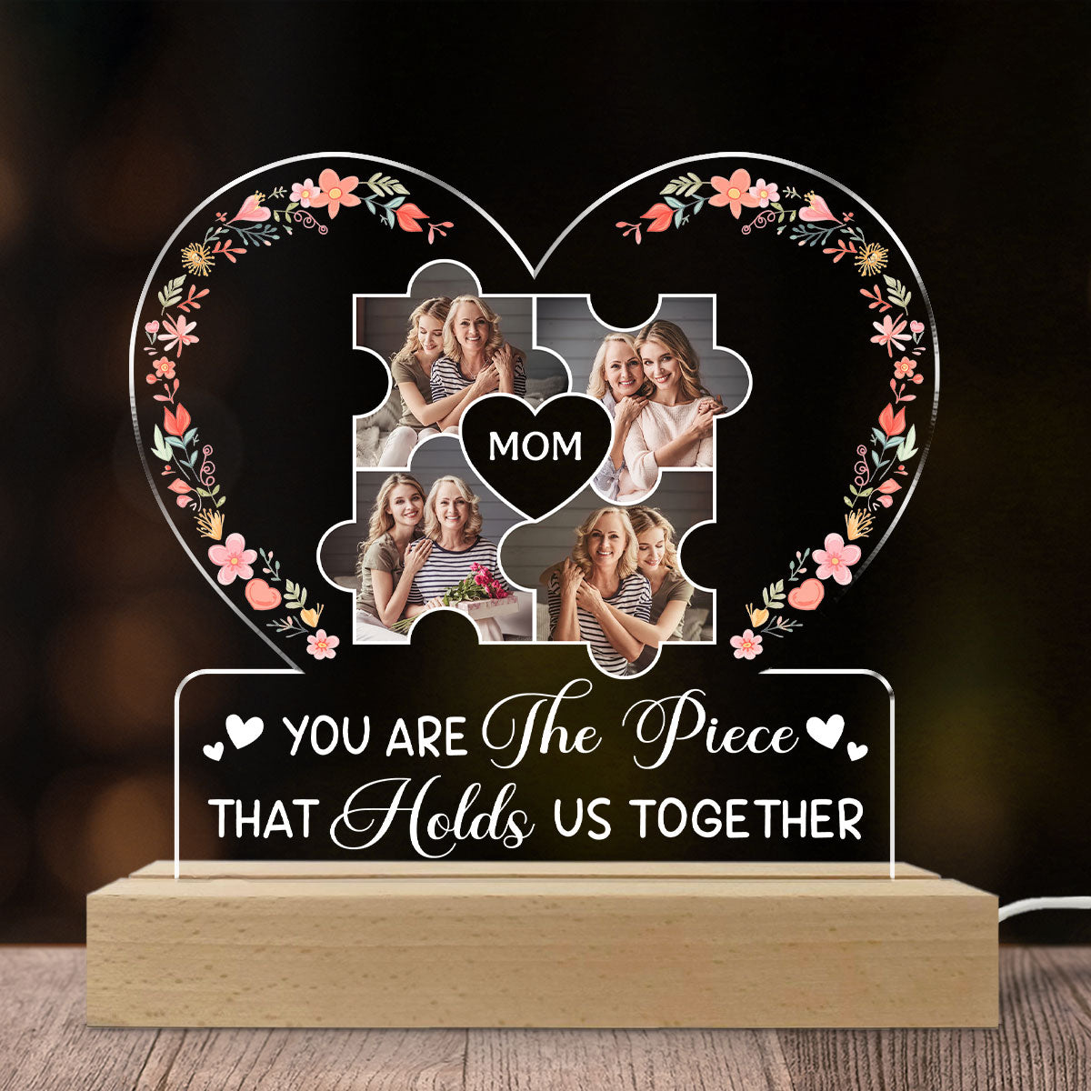 Hold Us Together - Personalized Custom LED Light