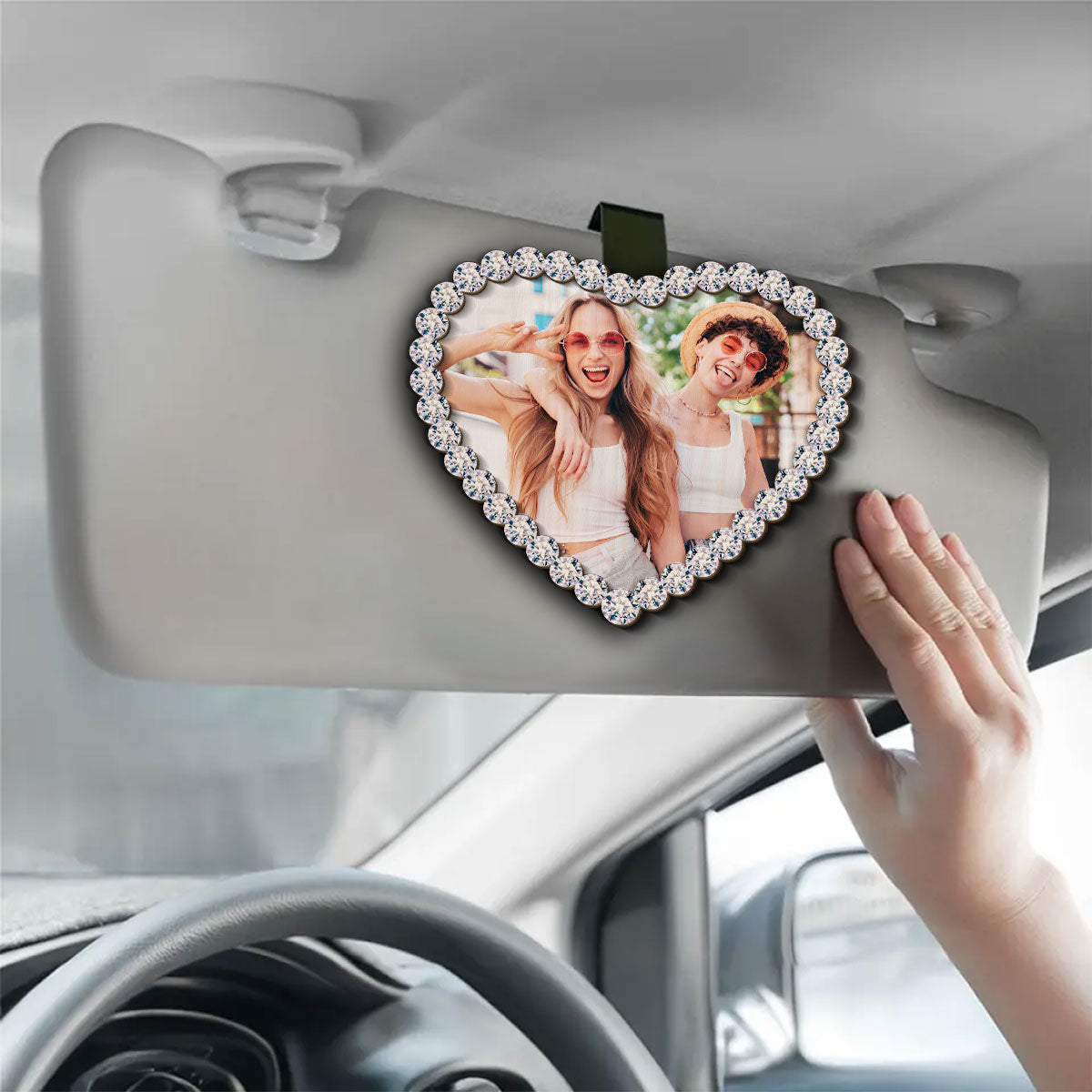 Beautiful Friendship - Personalized Custom Car Visor Clip