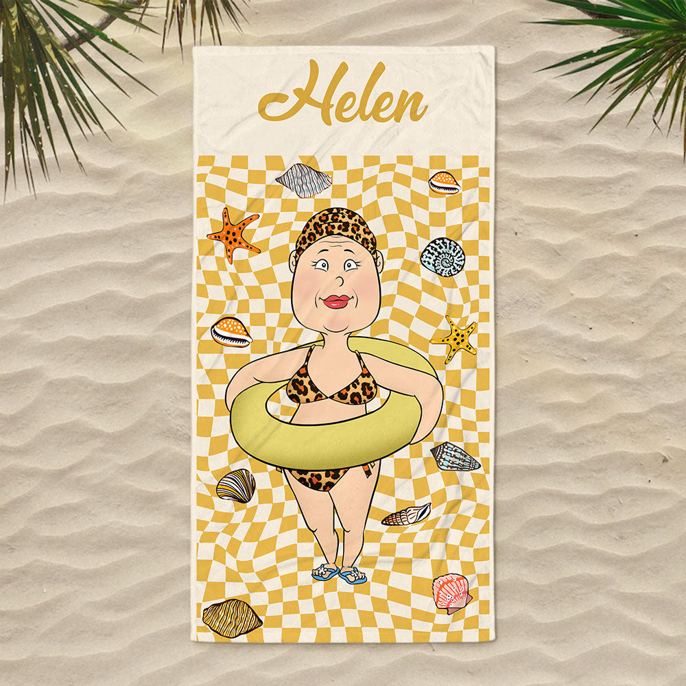 Enjoy Your Summer - Personalized Custom Beach Towel