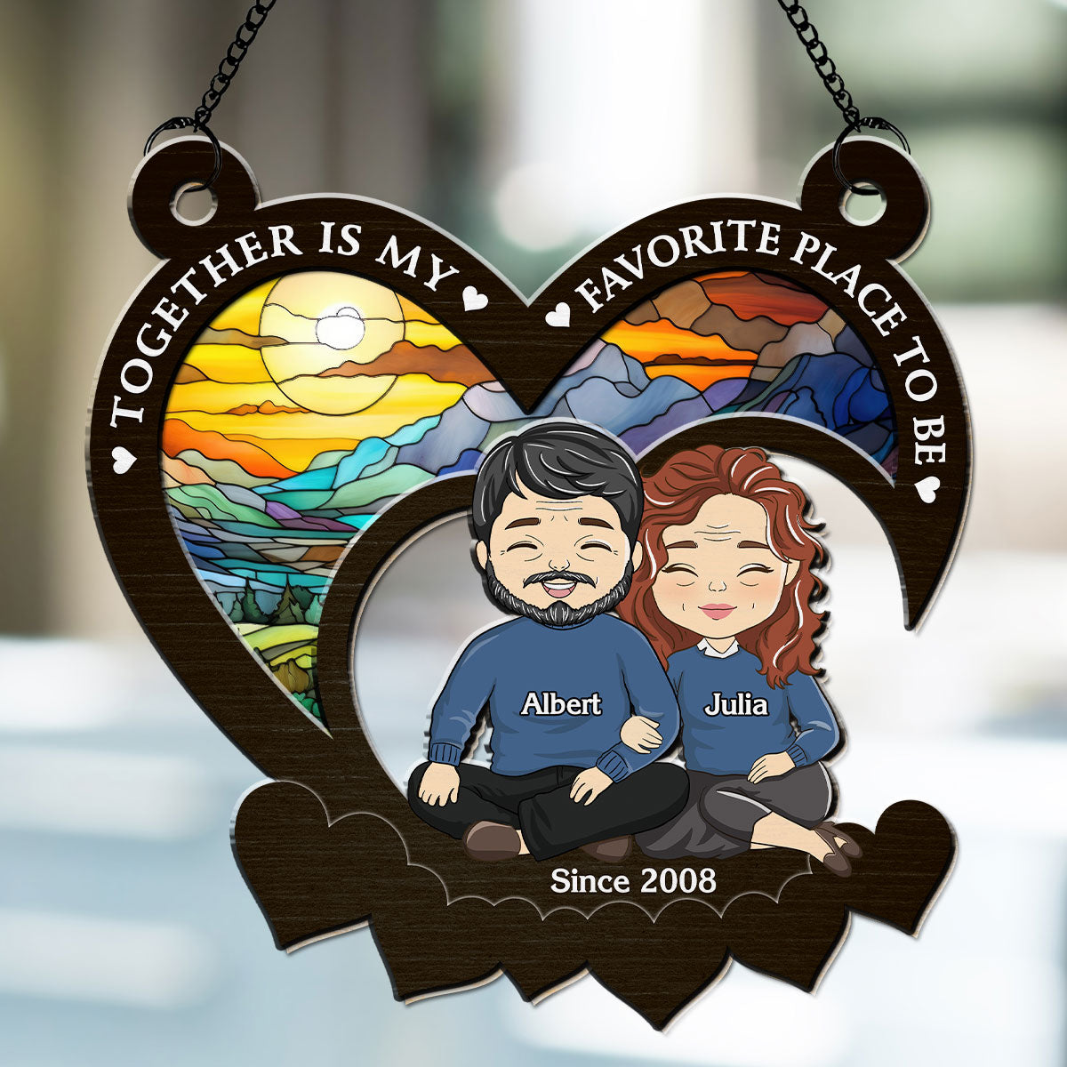 Favorite Place - Personalized Custom Suncatcher