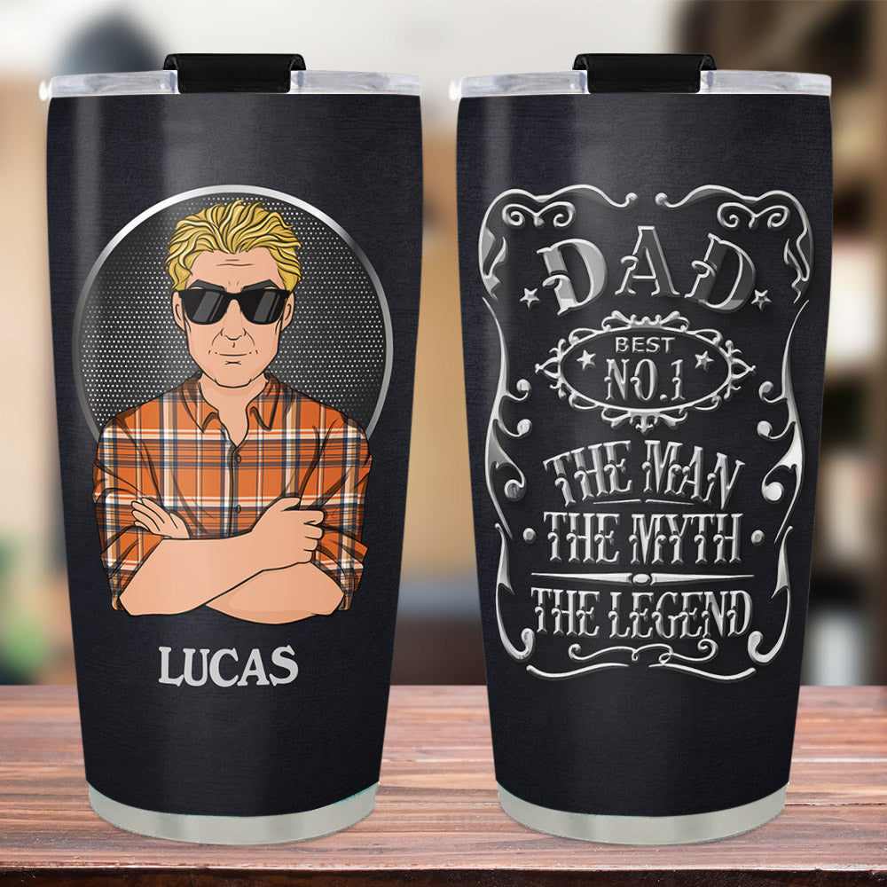 The Coolest Dad - Personalized Custom Tumbler