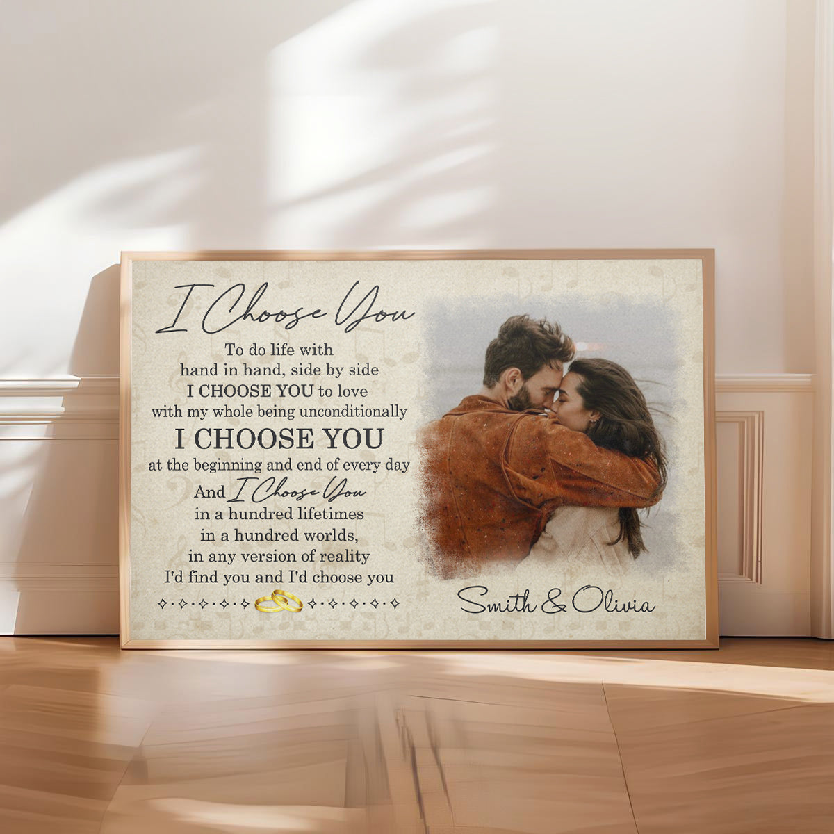 I Choose You - Personalized Custom Poster