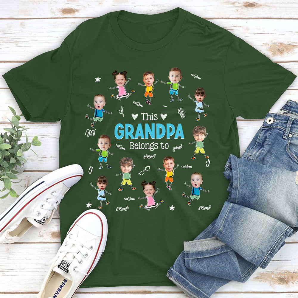 Grandpa This Belongs - Personalized Custom Shirt