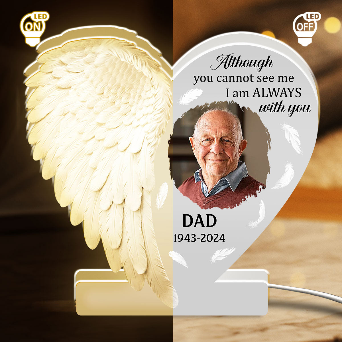 Angel In Heaven - Personalized Custom Light Box