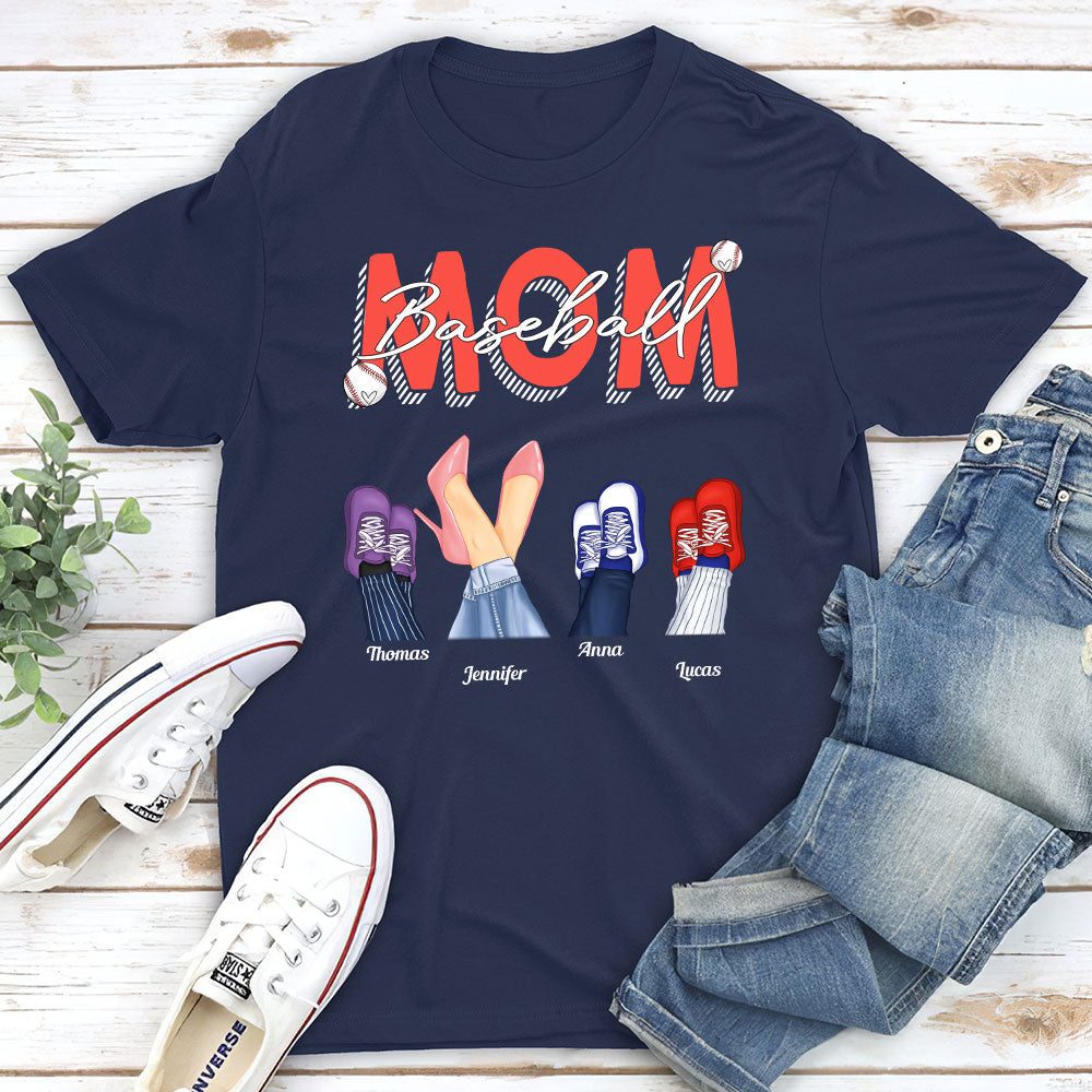 Baseball Mom - Personalized Custom Unisex T-shirt