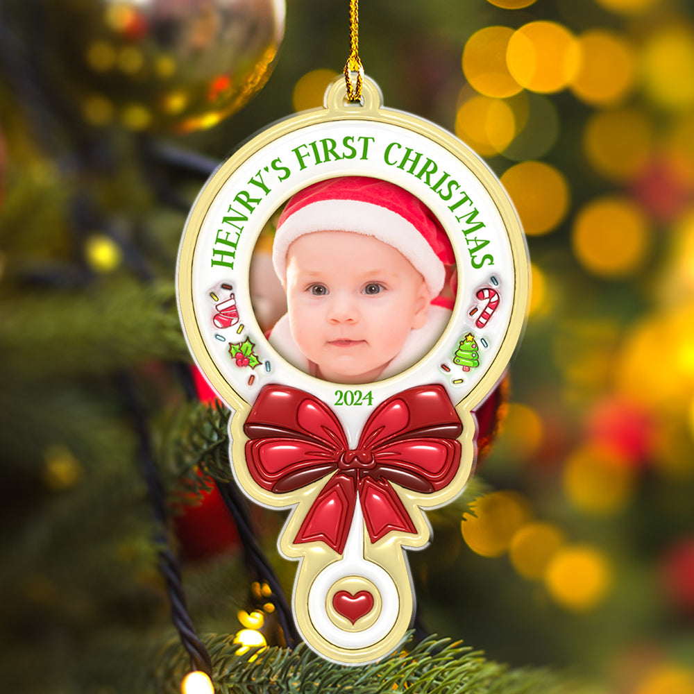 Lovely Baby - Personalized Custom 3D Inflated Effect Acrylic Ornament
