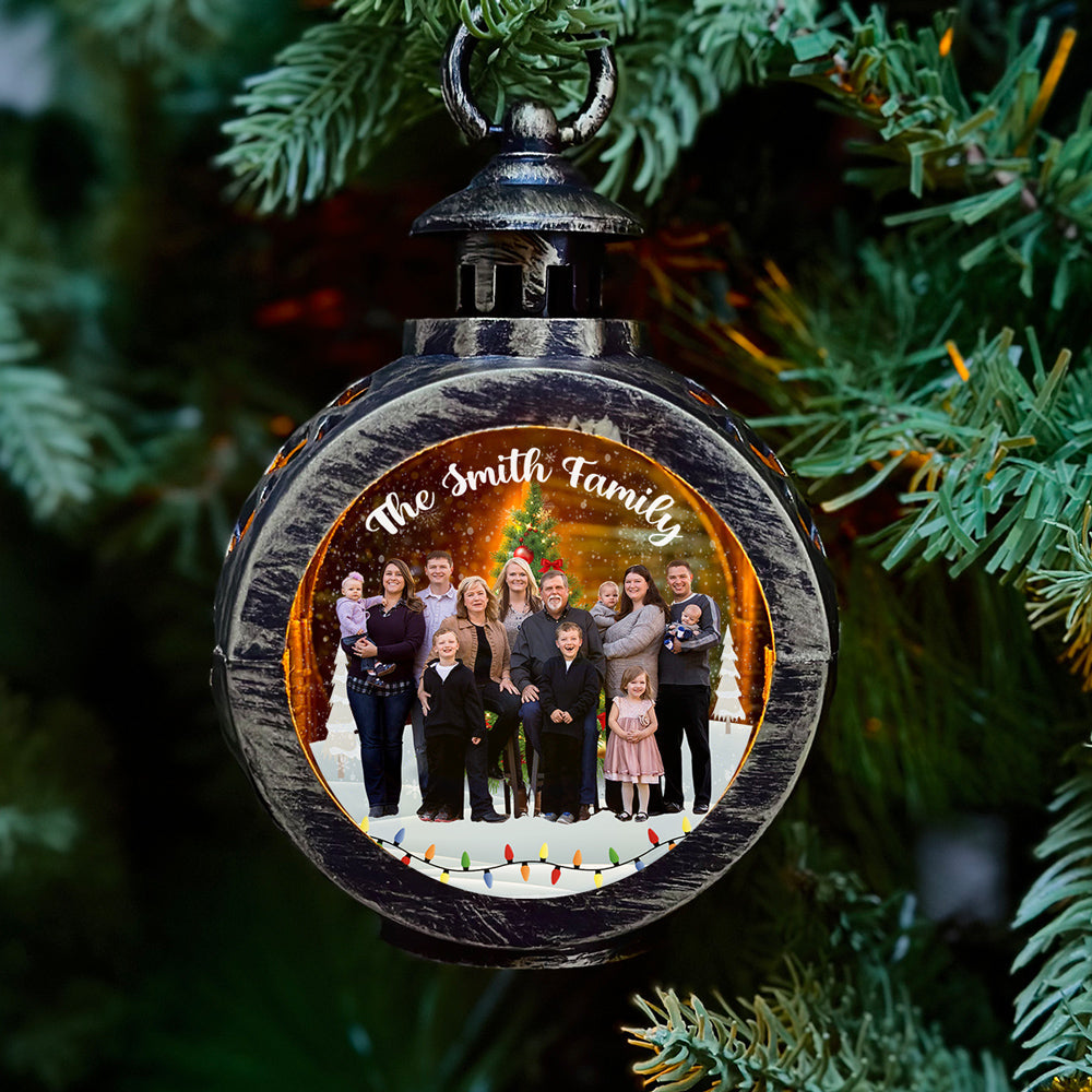 Family And Friends - Personalized Custom Christmas Lantern
