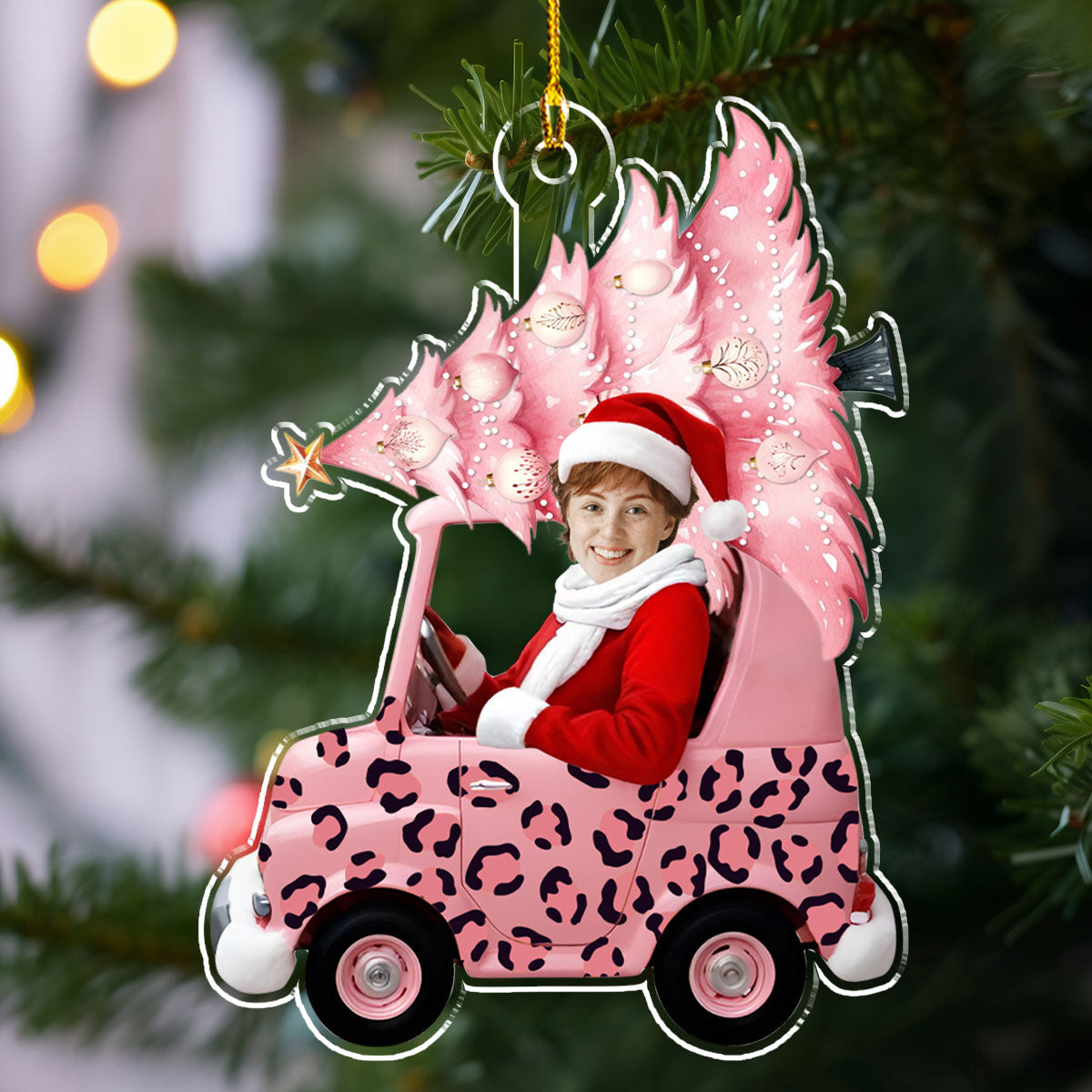 Happy Christmas - Personalized Custom Acrylic Ornament