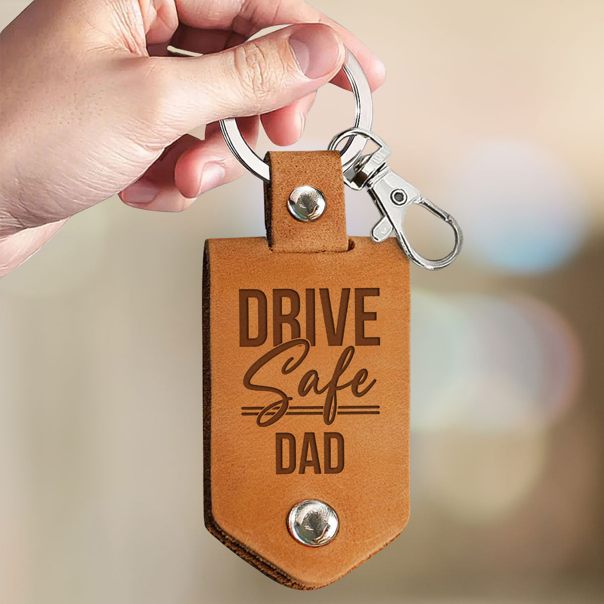 Wipe My Butt - Personalized Leather Photo Keychain