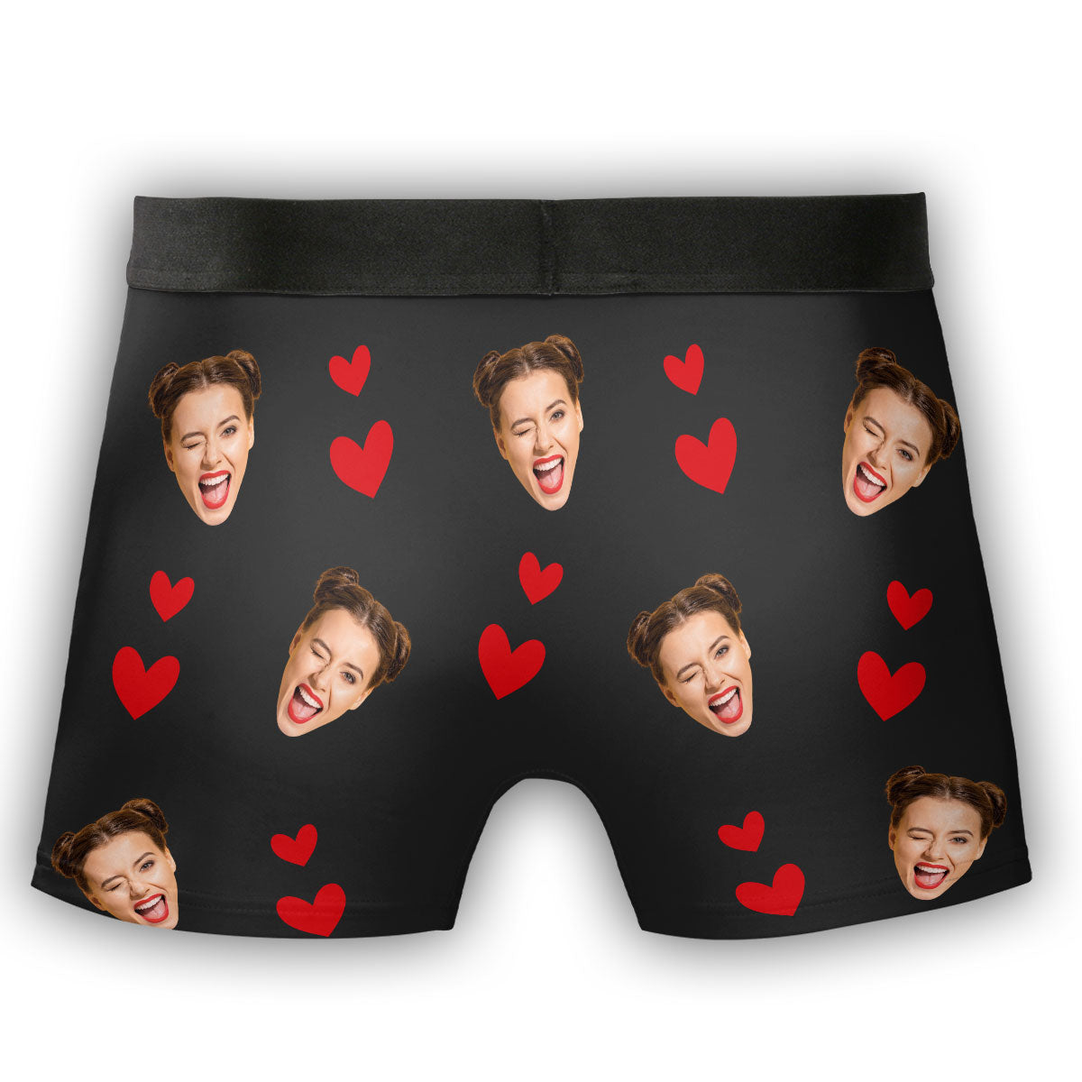 You Purr And I Growl Louder - Personalized Photo Men's Boxer Briefs