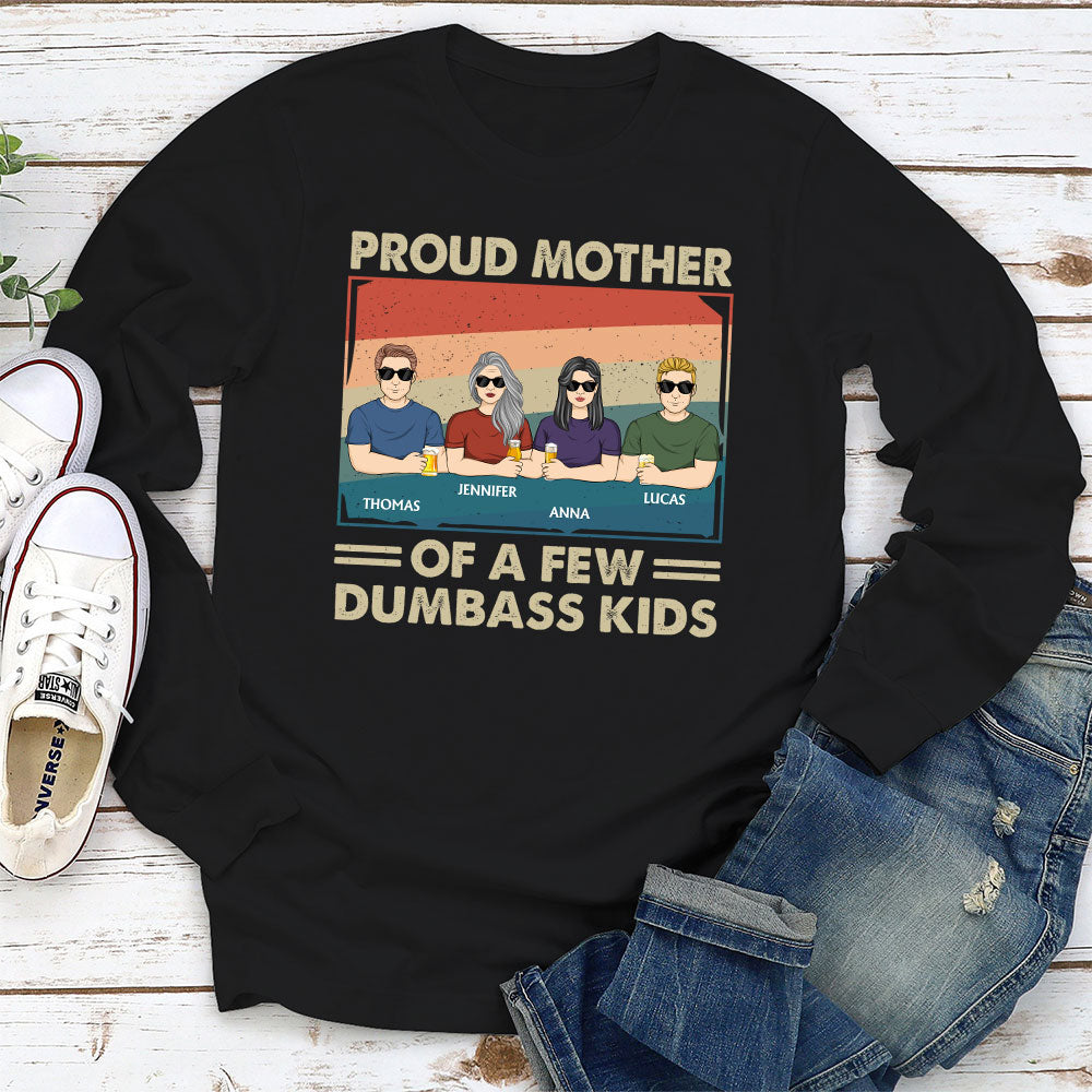 Proud Mother Of Kids - Personalized Custom Shirt