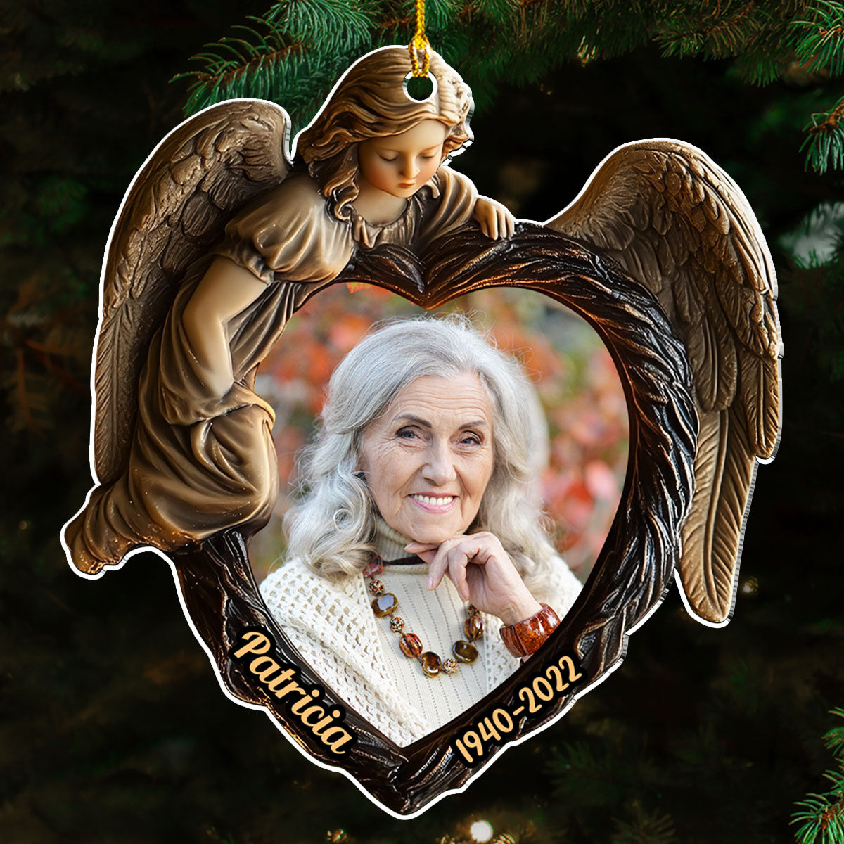 My Angel Is In Heaven - Personalized Custom Acrylic Ornament