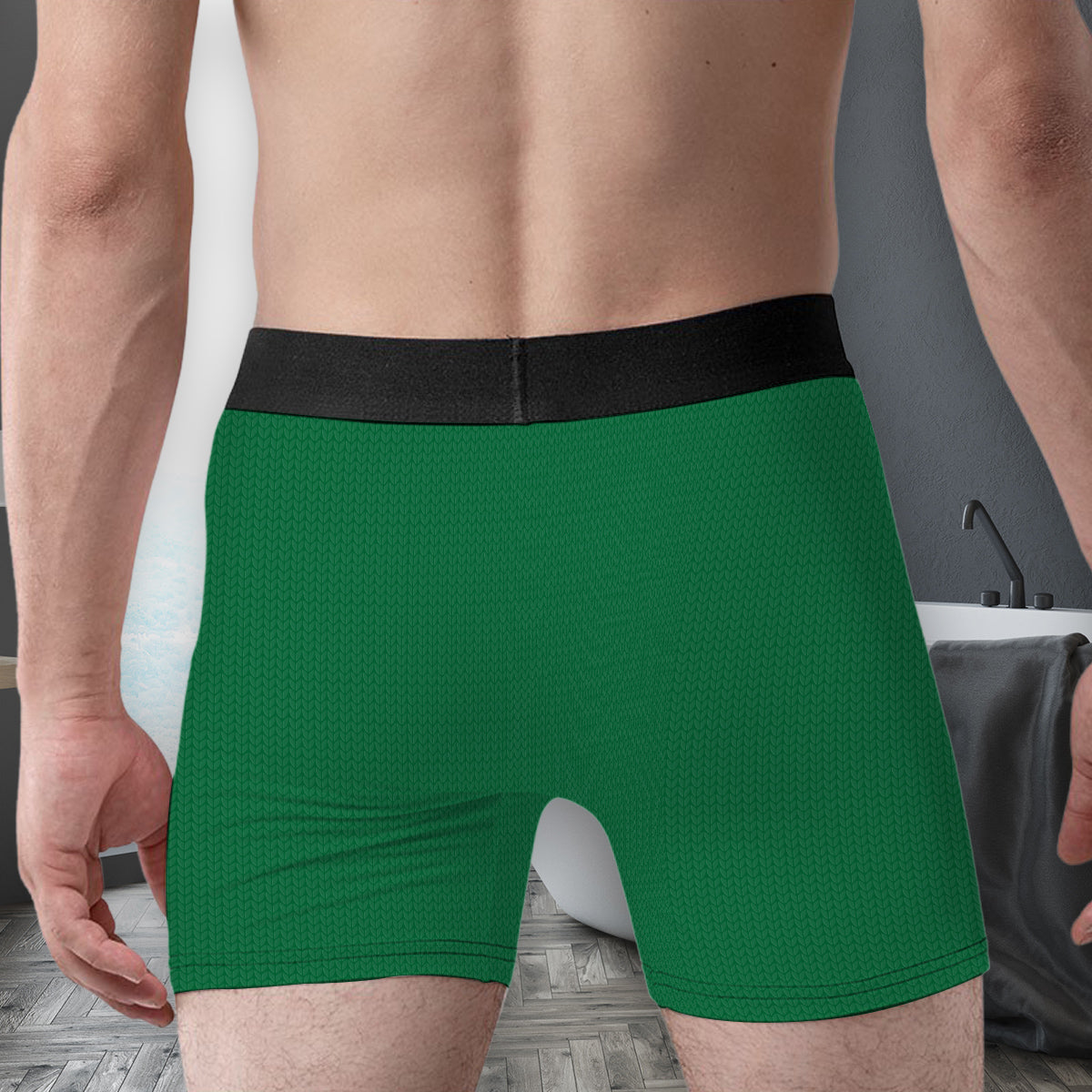 Jingle Balls - Personalized Photo Men's Boxer Briefs