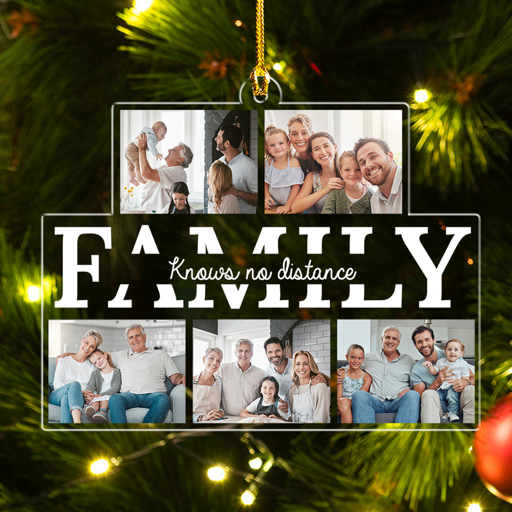 Distance Is Not Matter - Personalized Custom Acrylic Ornament