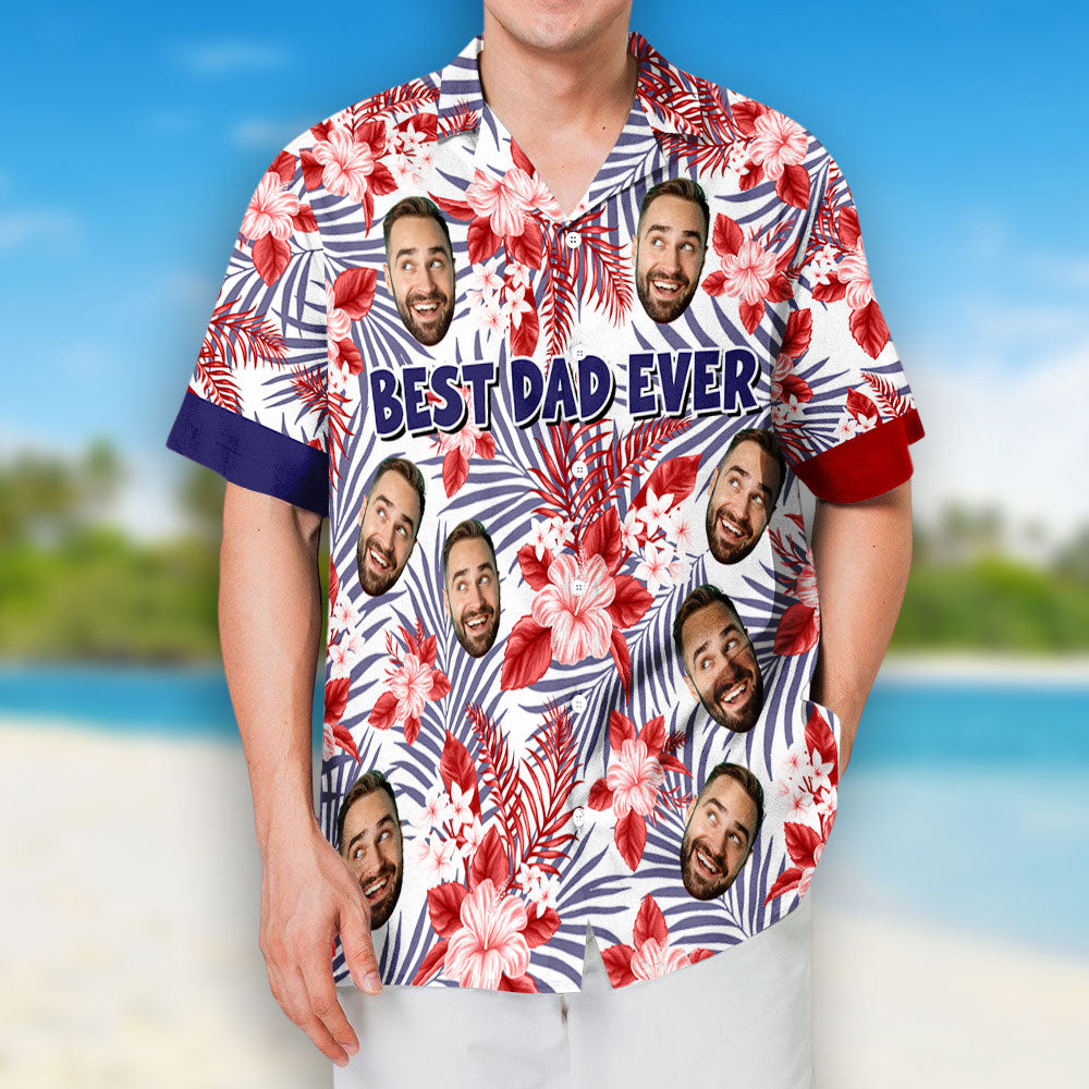 Floral Hawaiian Shirt - Personalized Custom Hawaiian Shirt