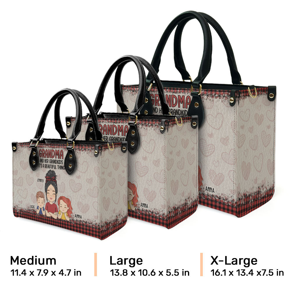 It Is A Beautiful Thing - Personalized Custom Leather Bag