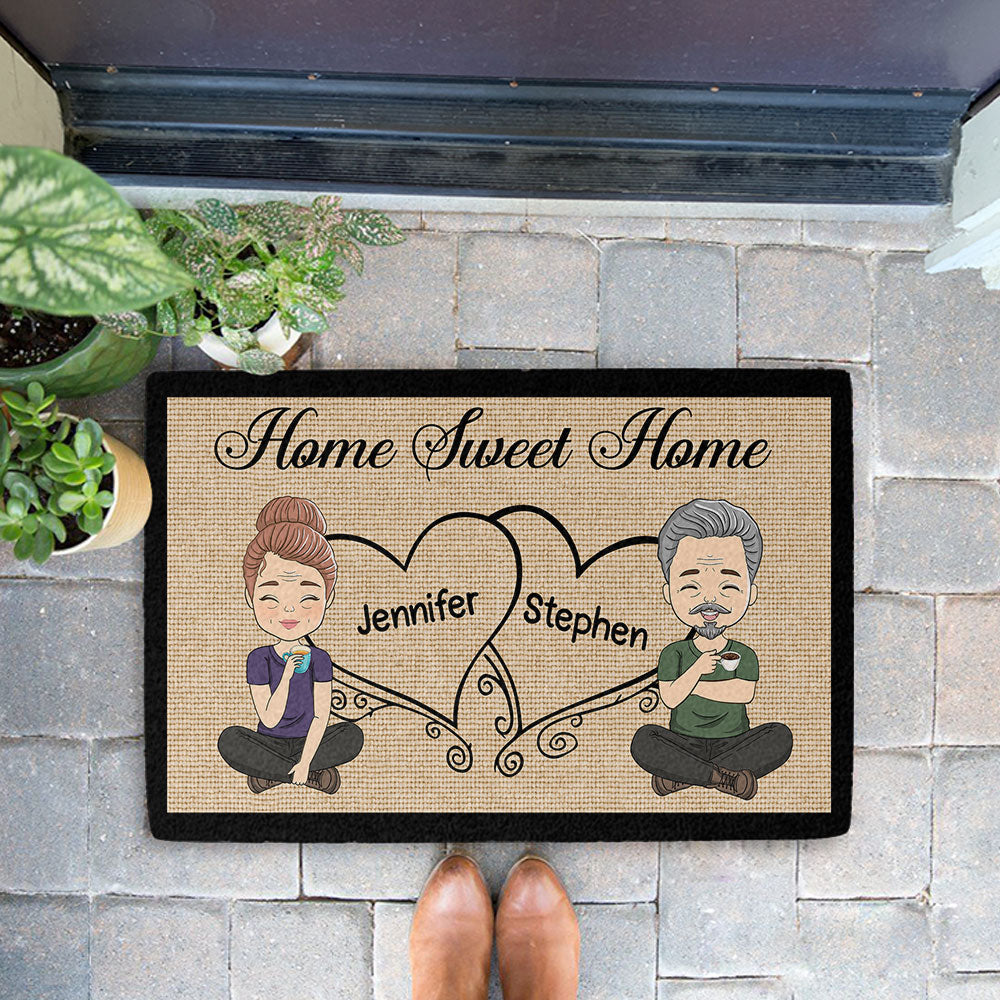 Home Sweet Home - Personalized Custom Doormat