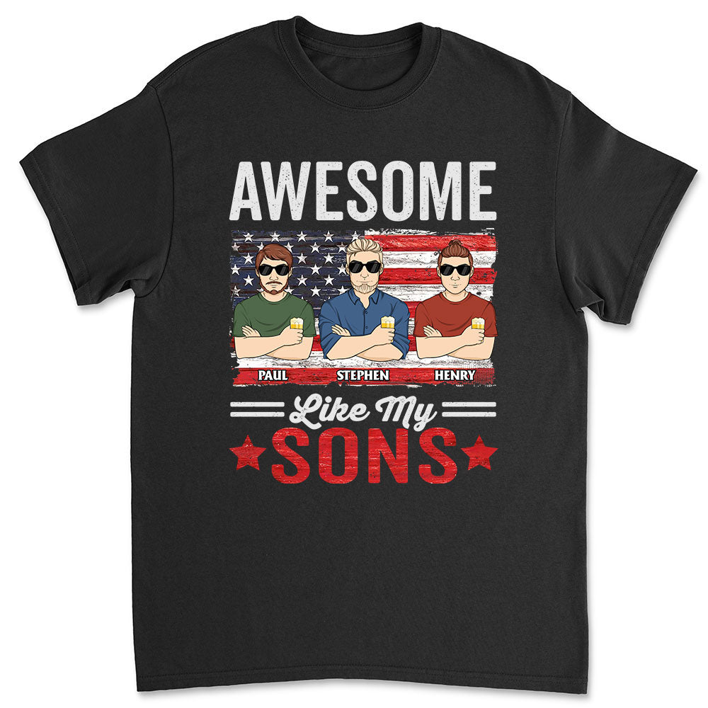 Awesome Like My Daughter - Personalized Custom Shirt