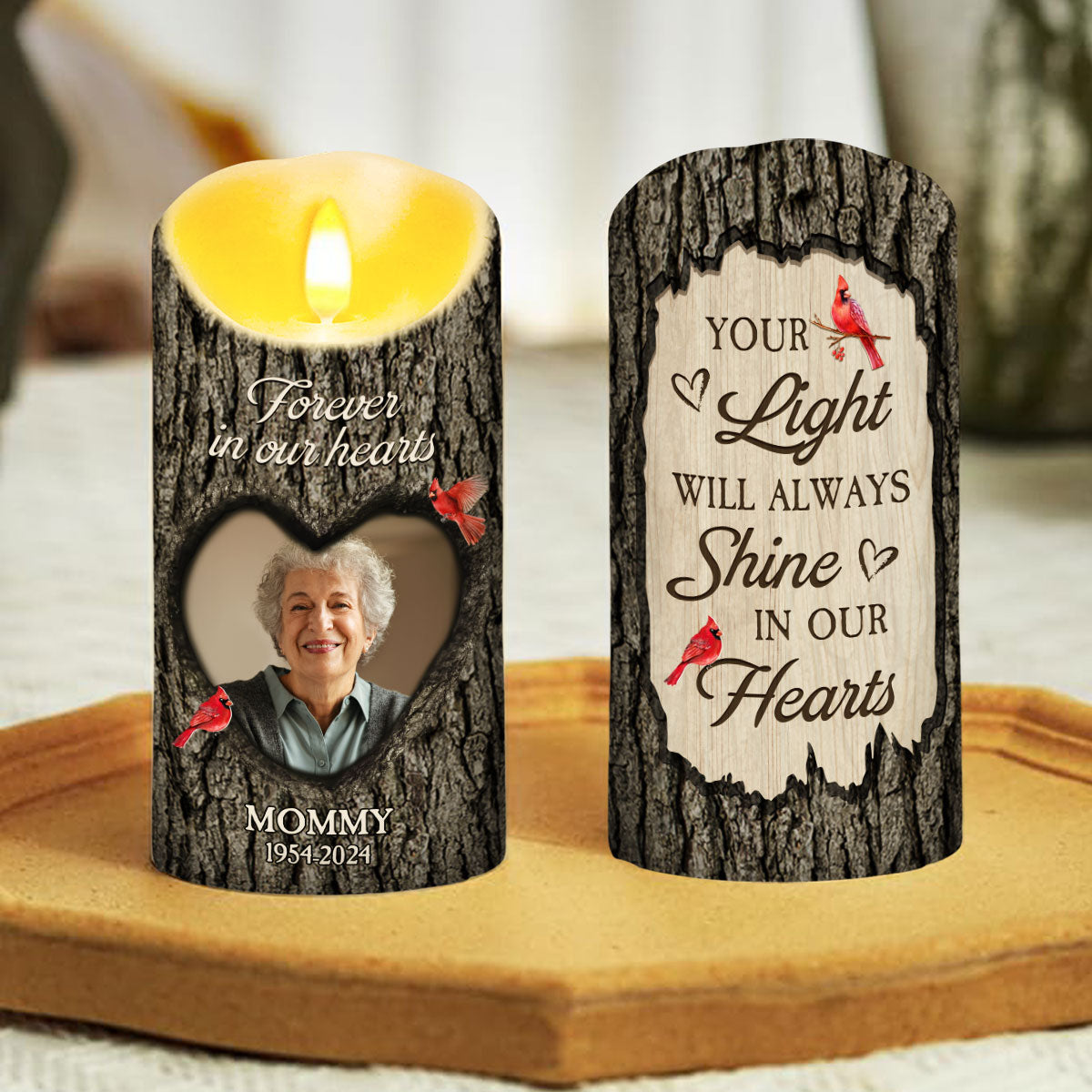 You Are Always On My Mind - Personalized Custom LED Candle